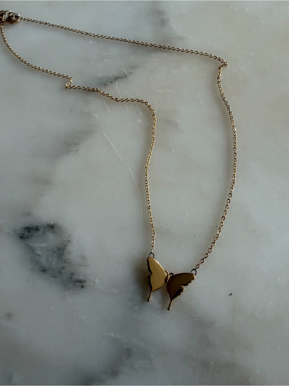 Butterfly Pendant Necklace